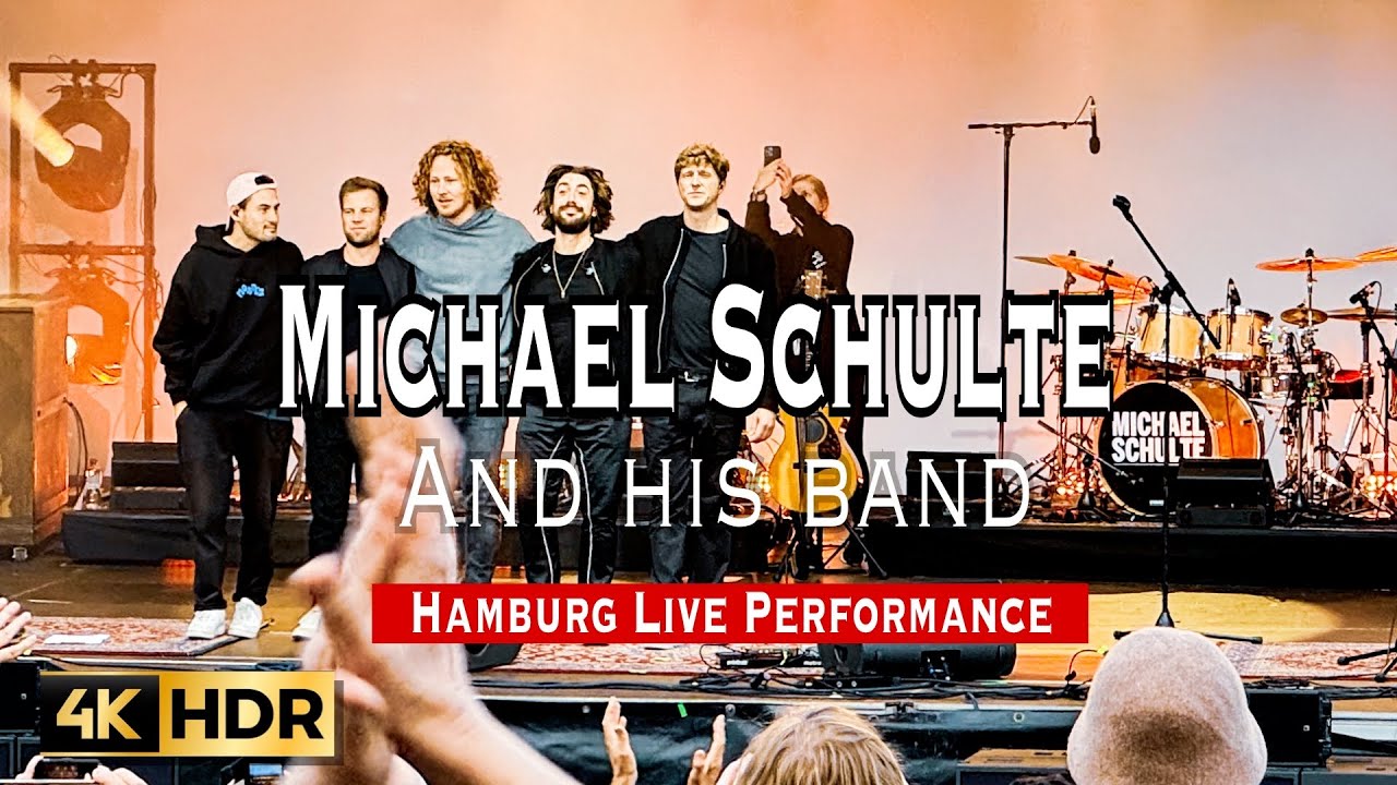 Michael Schulte and his Band -  Captivating Live Performance in Hamburg, Germany 4K