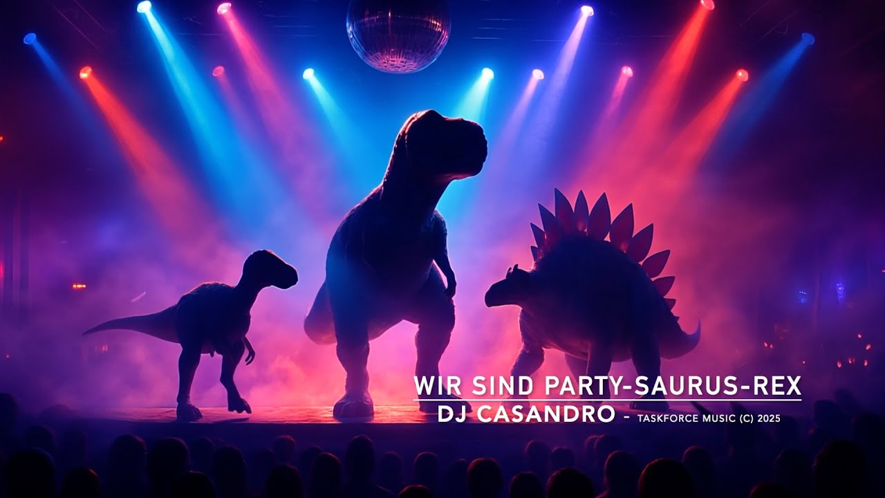 DJ Casandro - Wir sind Party-Saurus-Rex [Official Music Video]