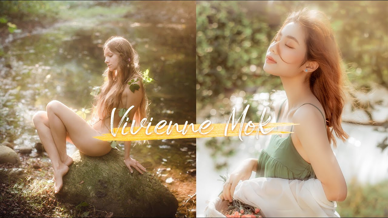 Vivienne Mok 人像摄影调色教程-后期制作柔光镜效果