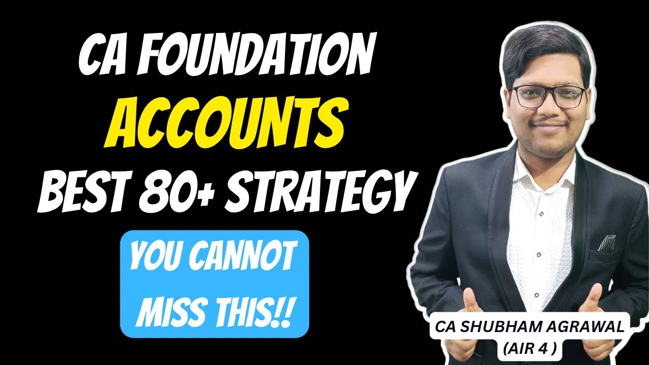CA Foundation Accounts Most Important Topics | ABC Analysis | Best Revision Strategy | Jan 26 Exams