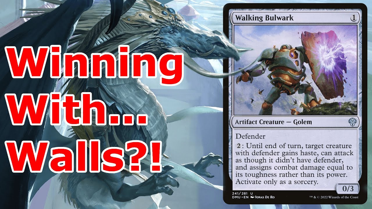 SO HEAR ME OUT... ATTACK WITH WALLS!  Legacy Walls (Arcades the Strategist / Walking Bulwark MTG)