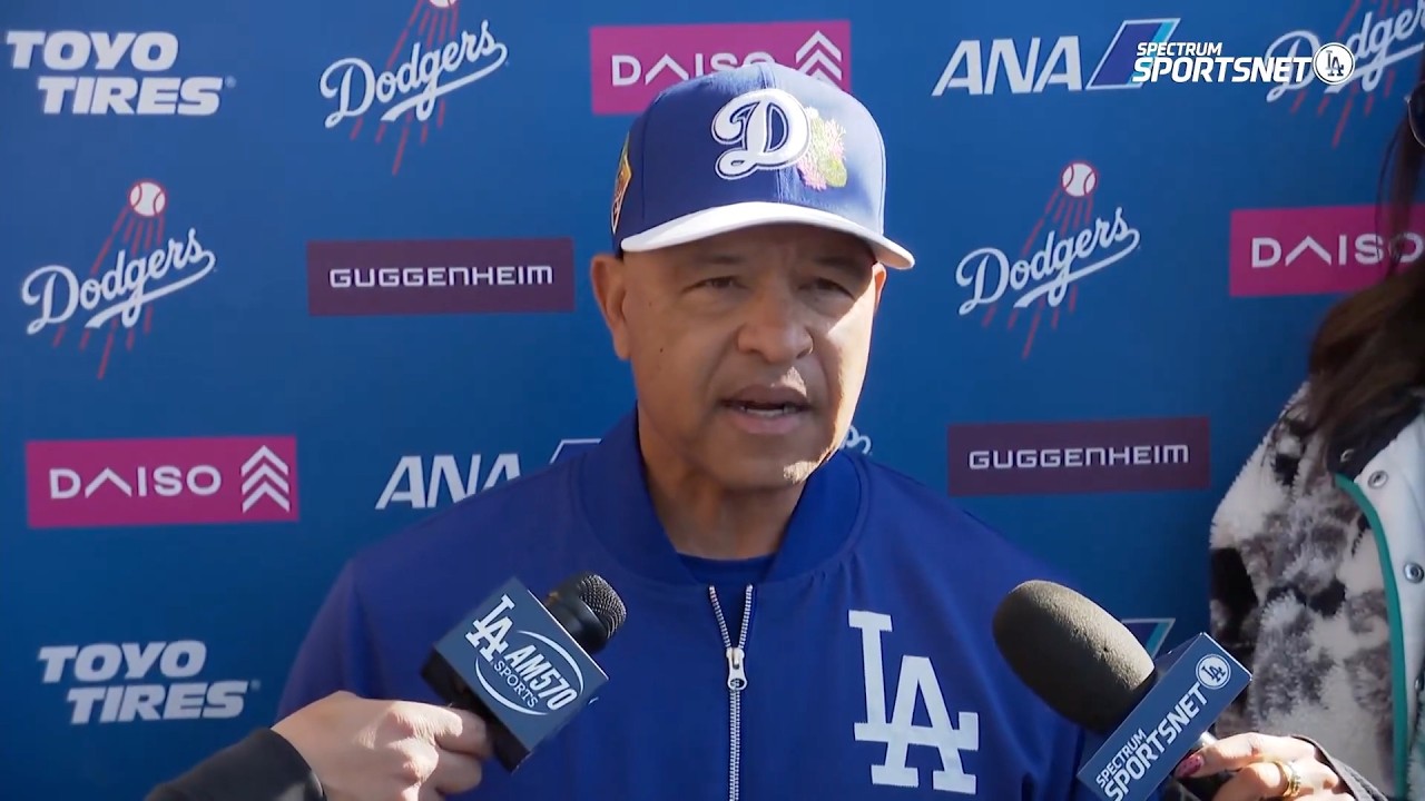 Dodgers Spring Training: Dave Roberts names Yamamoto 1st Cactus League starter & talks Kyle Tucker
