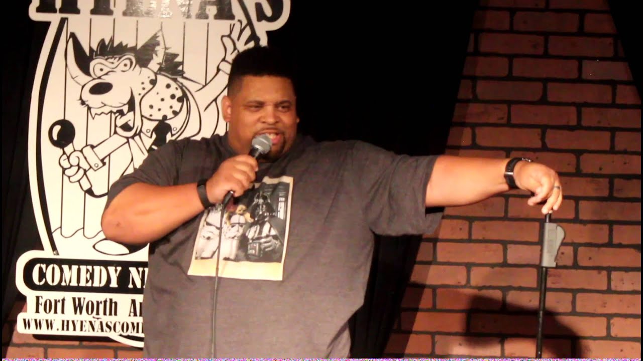 Comedian Marvin Hunter at Club Hyenas in Dallas Tx