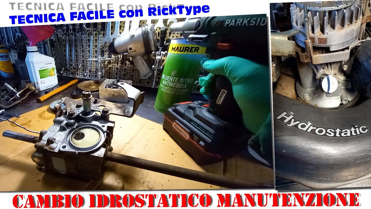 Cambio idrostatico Honda HRD536 manutenzione straordinaria, parte 1