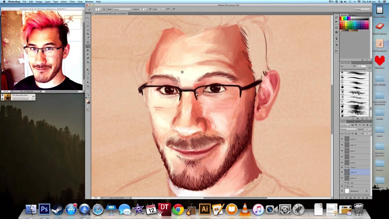 Let's Draw Markiplier - speedpaint