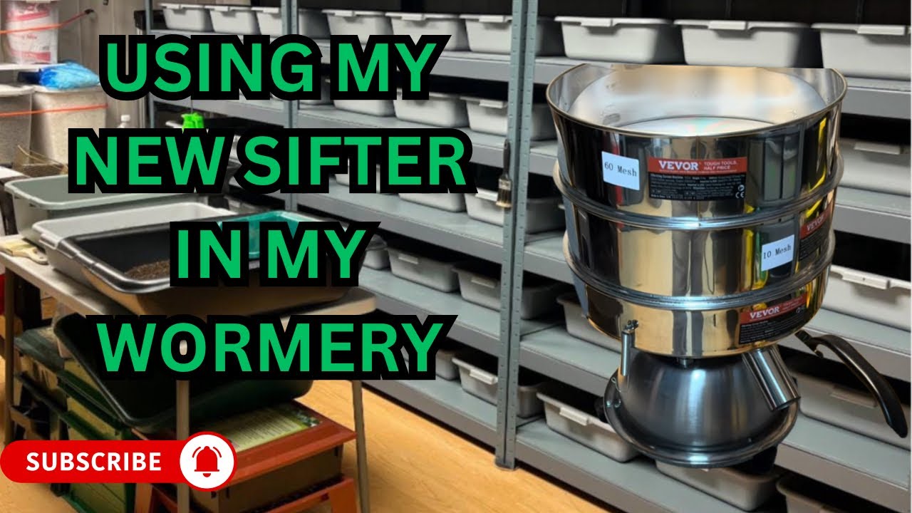 New Worm Casting Sifter, Will It Impress Me? Let&rsquo;s Find Out #worms