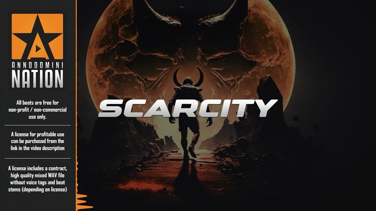 Dark Hard Type Beat | Scarcity