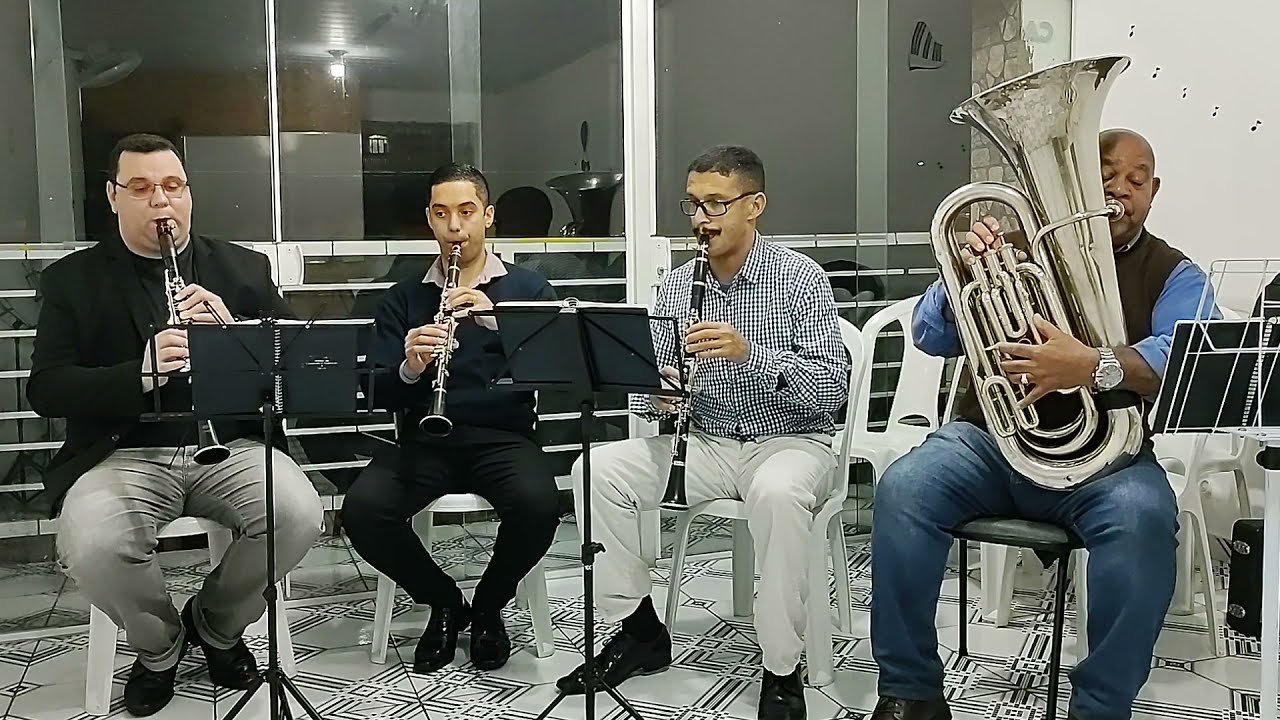 Hino 278 CCB Clarinetes e Tuba - Quarteto
