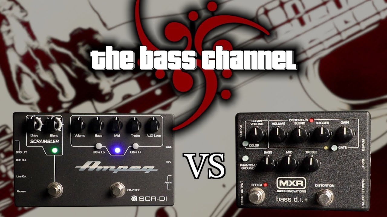 Ampeg SCR-DI против MXR Bass DI+