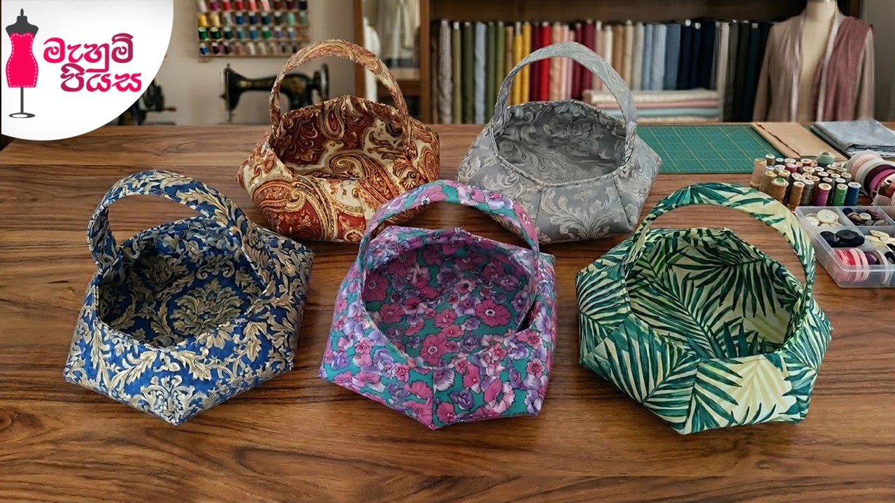 ප්ලාස්ටික් මෙවලම් වලට සමු දෙමු සදහටම | Let's Make A Kitchen Bag
