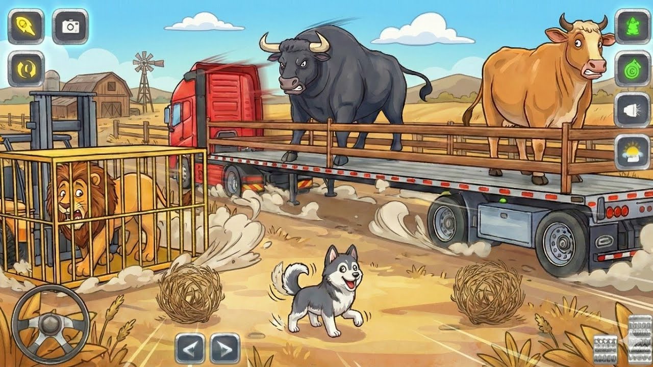 Animal Cargo Truck Driving Game 3D -Animal Transport Cargo Truck 2026 Android Gameplay | DDK Games