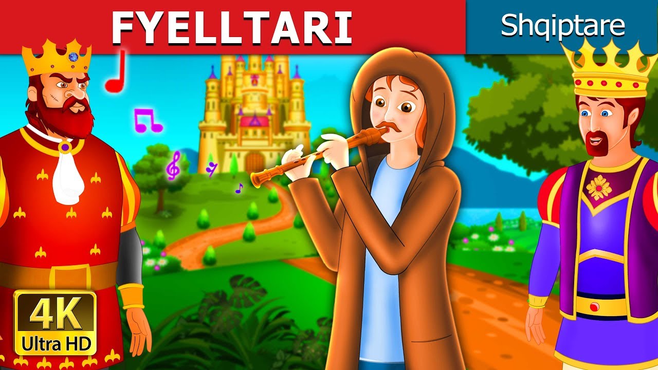 Fyelltari | The Queen and Flute  in Albanian | Perralla per femije | Albanian Fairy Tales