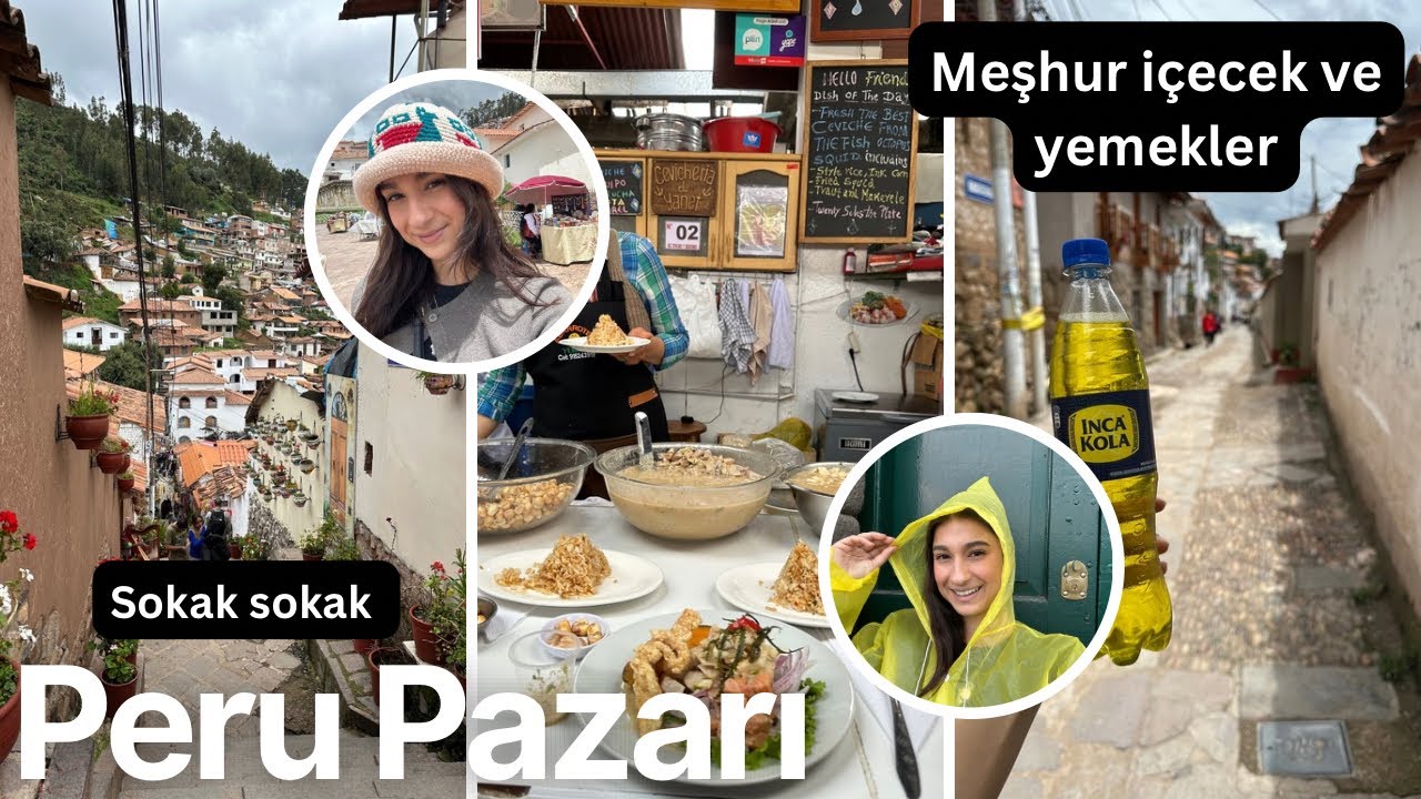 Peru Pazarında Dünyanın En Lezzetli Kalamarını yedim. İnka Kola, Kaplan sütü, Ceviche | part 2/3🇵🇪