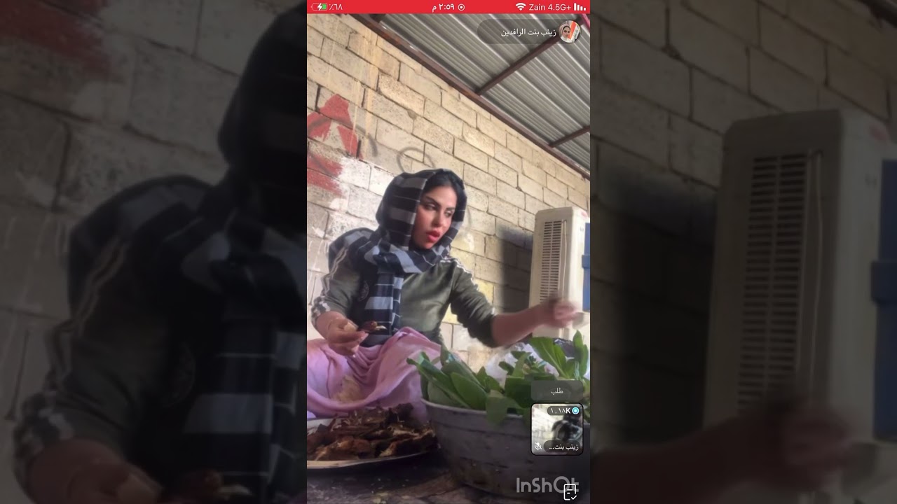 زينب تسوي لفات لرنو ويتغدن سمچ ورگي 🍉