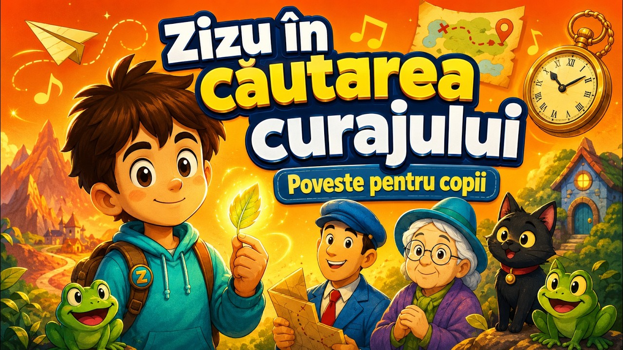Zizu și călătoria sa fantastică, în căutarea curajului  - Poveste pentru copii