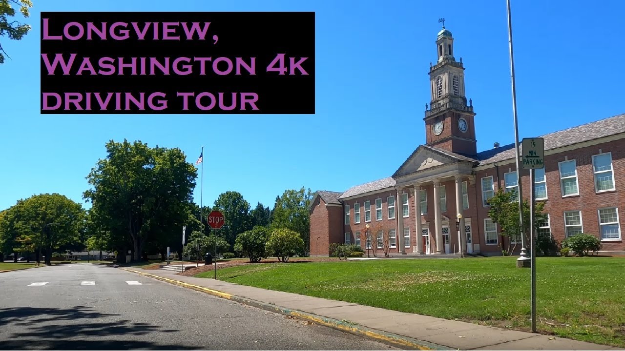Longview, Washington | 4k Driving Tour