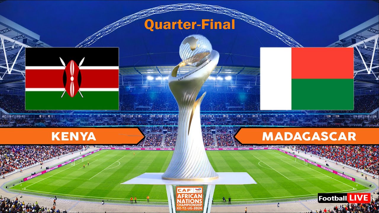 KENYA vs MADAGASCAR - African Nations Championship 1/4 Final | Full Match Penalties | Simulation PES