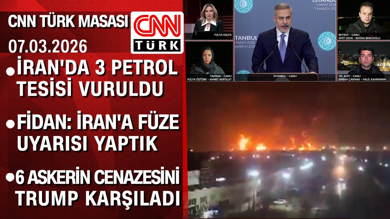 İran savaşında 8. g&uuml;n: ABD ve İsrail d&uuml;nya ekonomisini bombaladı - CNN T&Uuml;RK Masası 07.03.2026