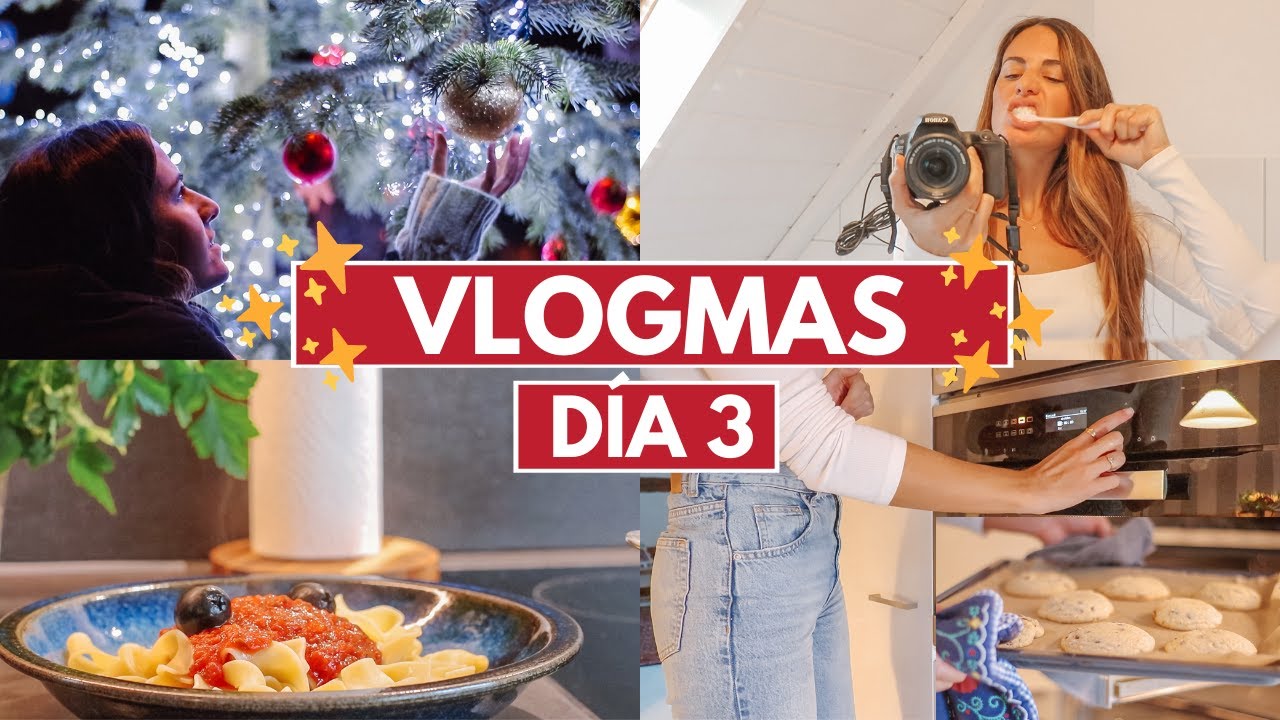 UN DÍA CONMIGO | Qué como en un día en invierno, Recetas, Cookies.. 🎄✨VLOGMAS #3 2020
