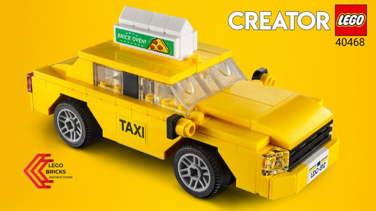Lego Creator 40468 Yellow Taxi - instruction