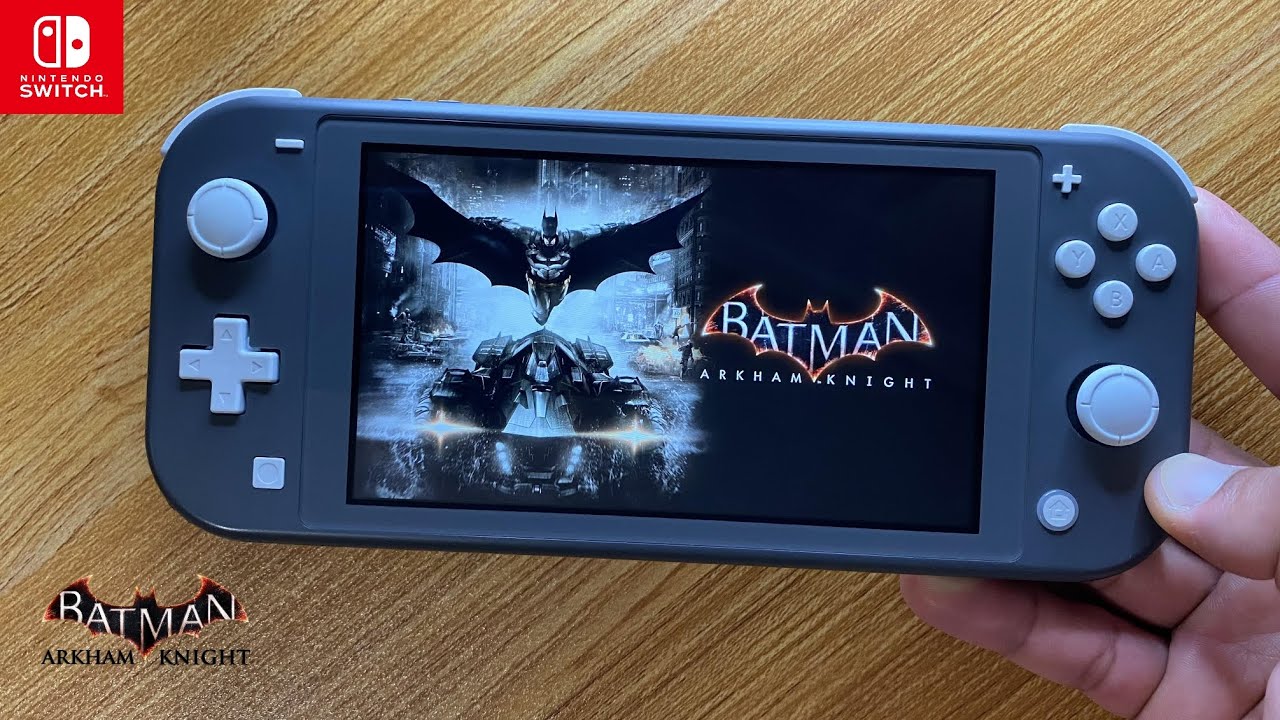 Batman: Arkham Knight Nintendo Switch Lite Gameplay