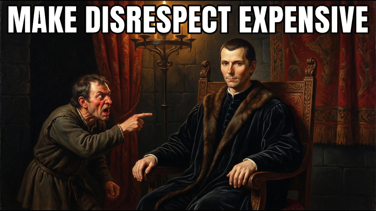 7 Ways to HANDLE People Who Don’t RESPECT You | Make Disrespect EXPENSIVE | Machiavelli
