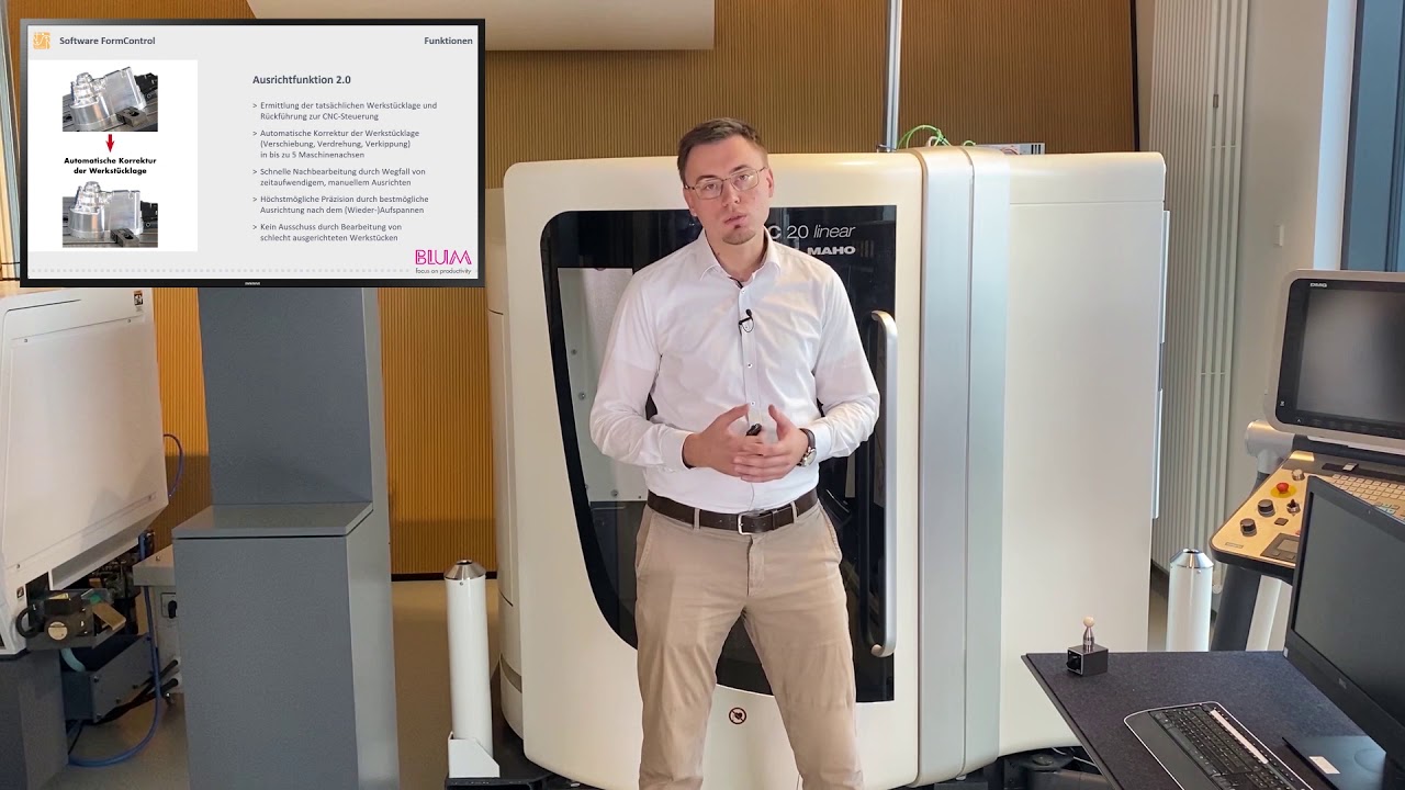 FormControl – Komplexe Werkstücke automatisiert im BAZ messen | TECH-TALK online | Blum-Novotest