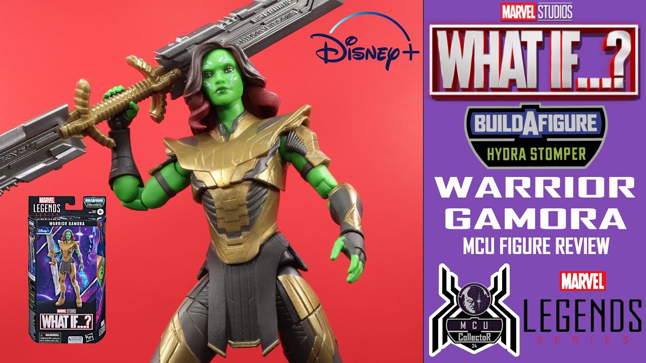 Обзор фигурки Marvel Legends WARRIOR GAMORA Что, если...? Мультивселенная Disney+ Hydra Stomper B...