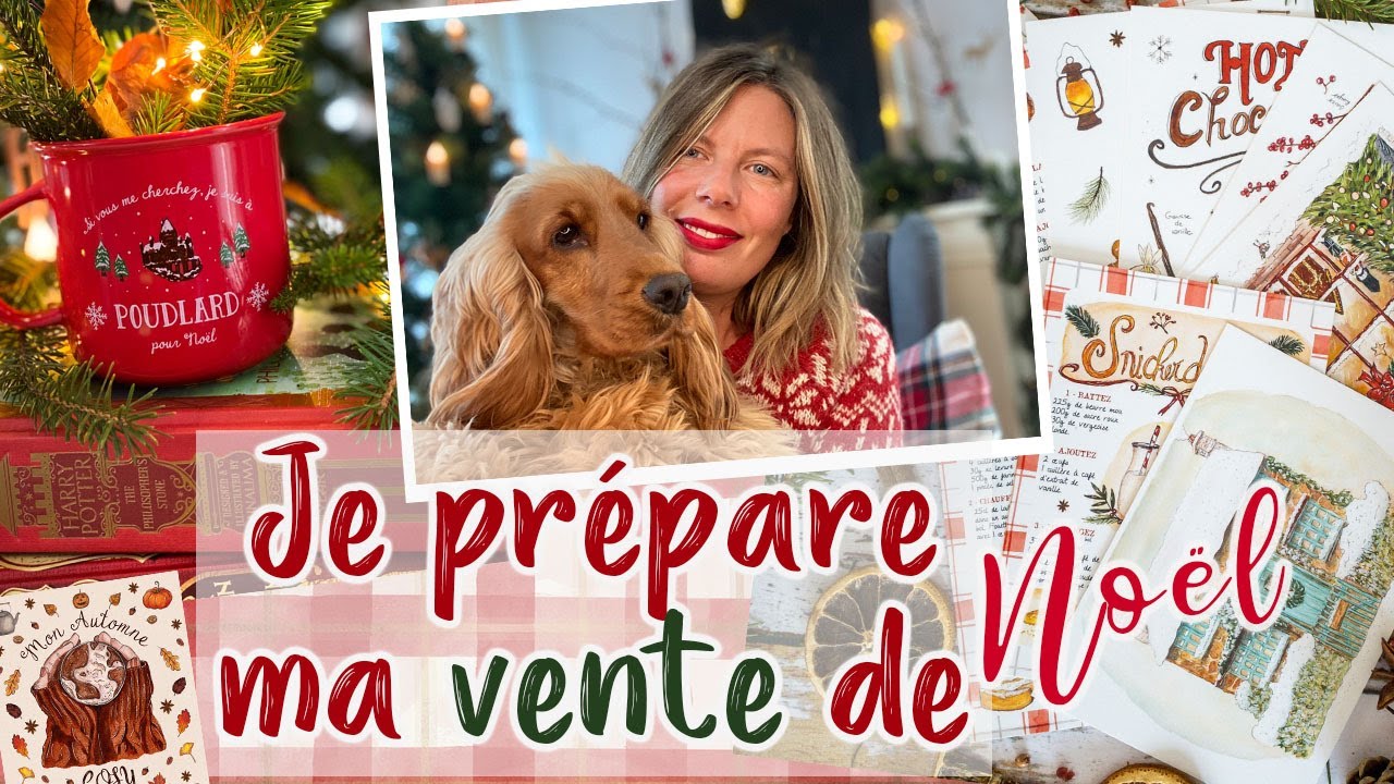 🎄 STUDIO VLOG #16🎄 Préparation de la vente de Noël !