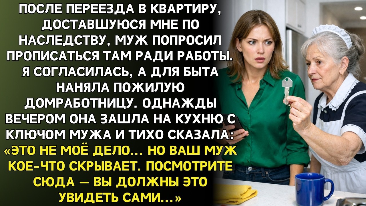 Пожилая домработница показала ключ: «Ваш муж кое-что скрывает» Вы должны увидеть это сами.