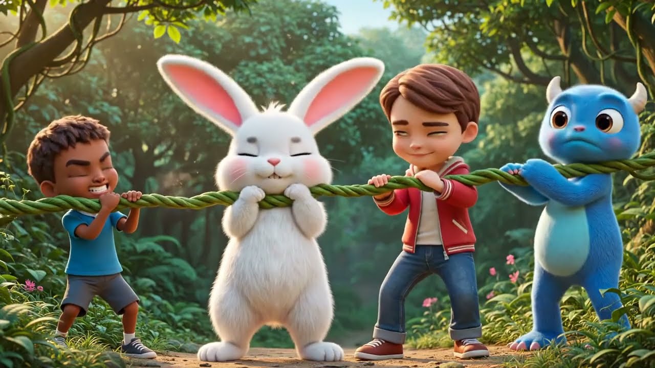 white rabbit and brown squirrel 65 the great forest adventure
