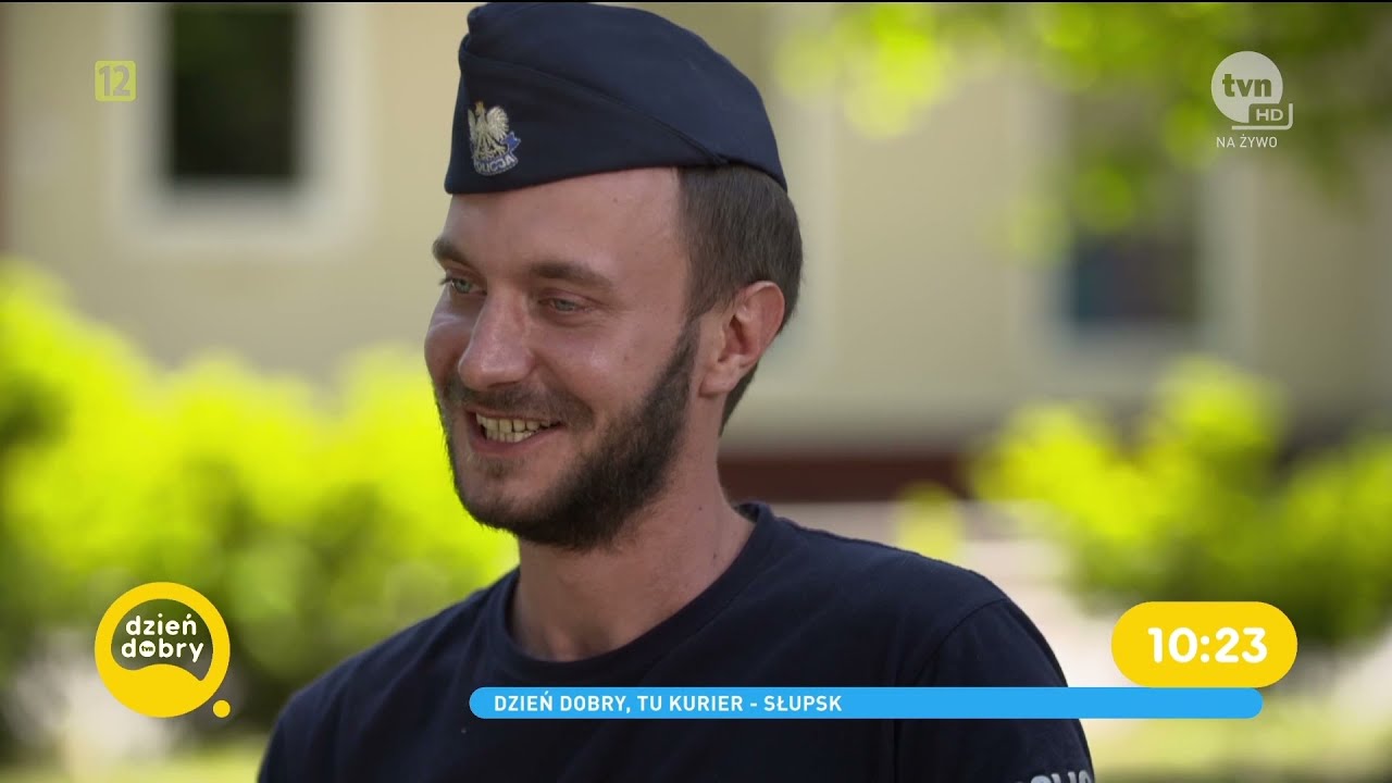 "Dzień Dobry, tu kurier"   -  przesyłka dla słuchacza Szkoły Policji w Słupsku