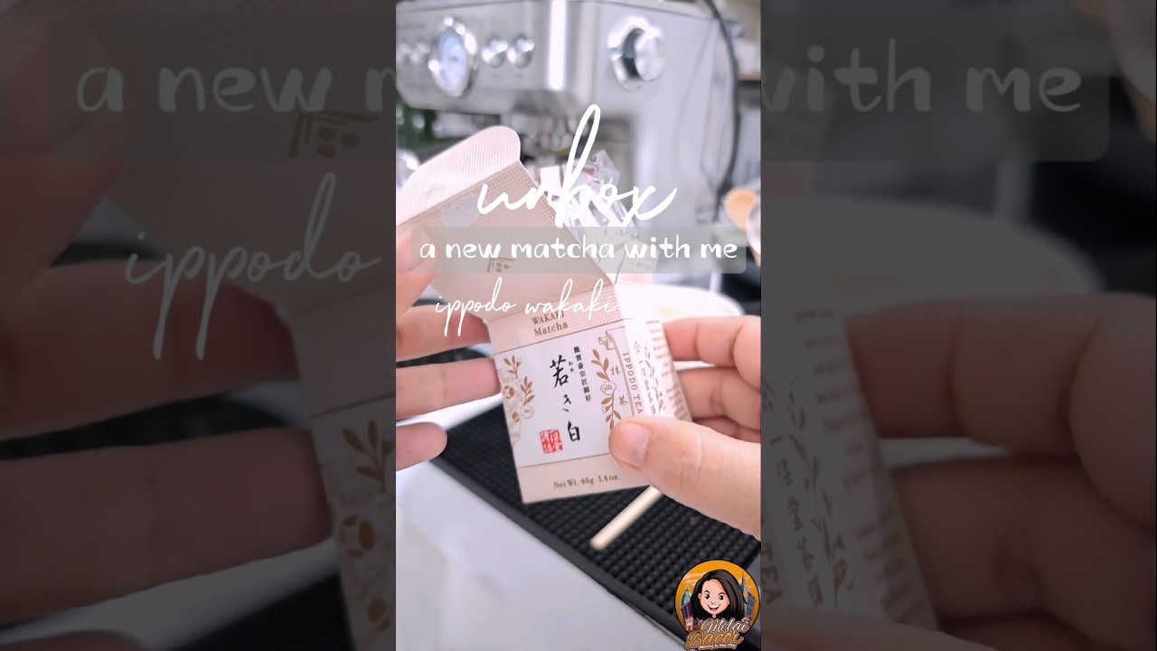 Unbox a New Matcha with Me: Ippodo Wakaki! #MatchaUnboxing #ippodotea #cdocontentcreator