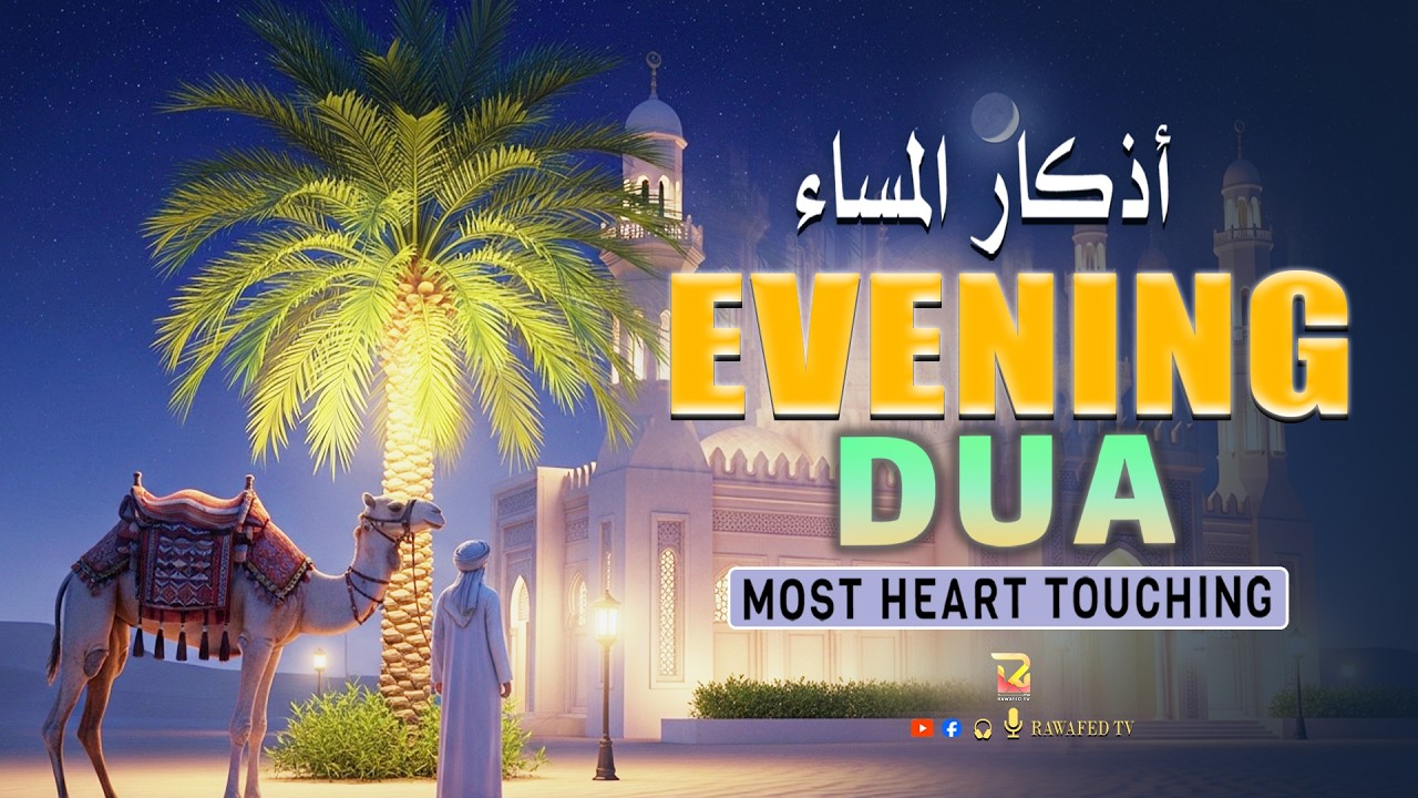 Evening Adhkar (أذكار المساء) | NIGHT DUA for Rizq Barakah Protection & Inner Peace | Rawafed TV