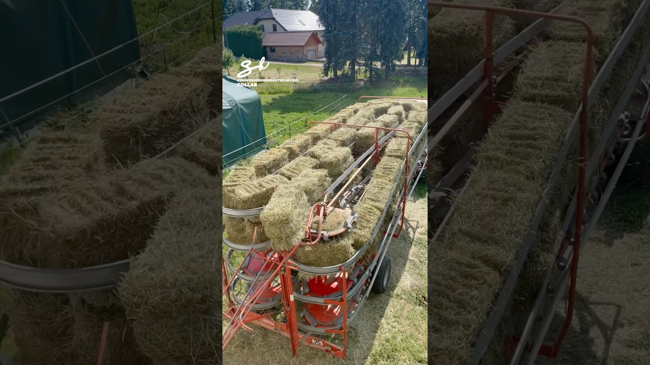 Hay Bale Conveyor Belt! 🧑‍🌾 