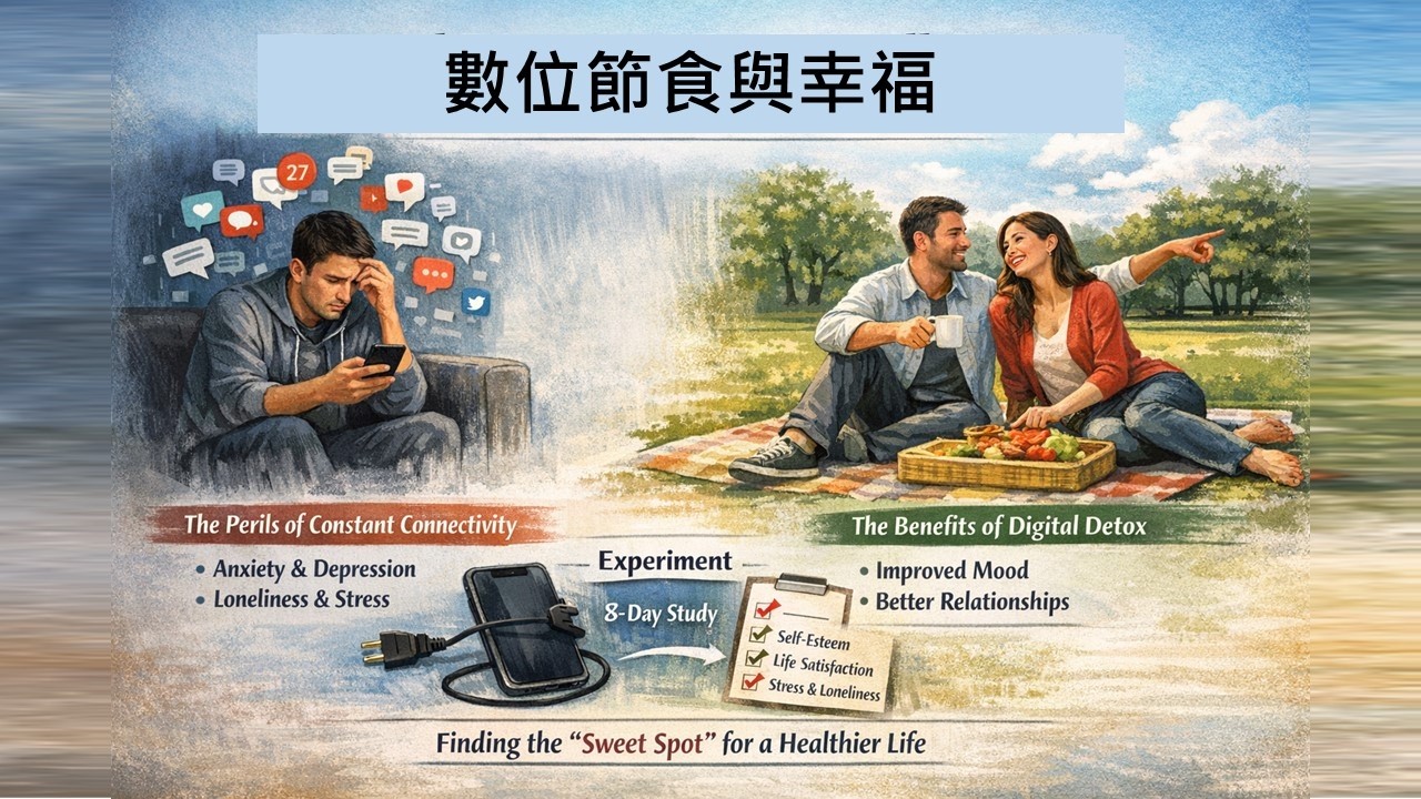 數位節食與幸福的科學(The Science of Digital Fasting and Happiness)