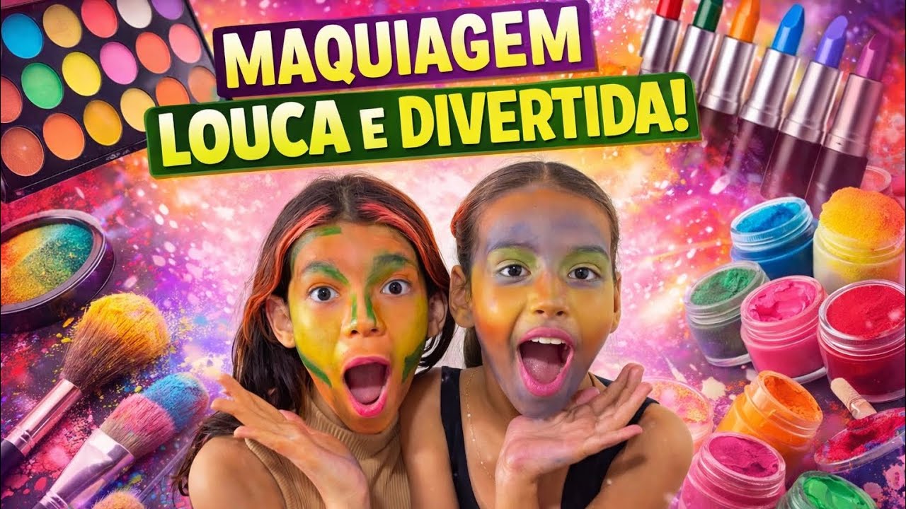 DESAFIO DE MAQUIAGEM COM MINHA AMIGA 💄🎨