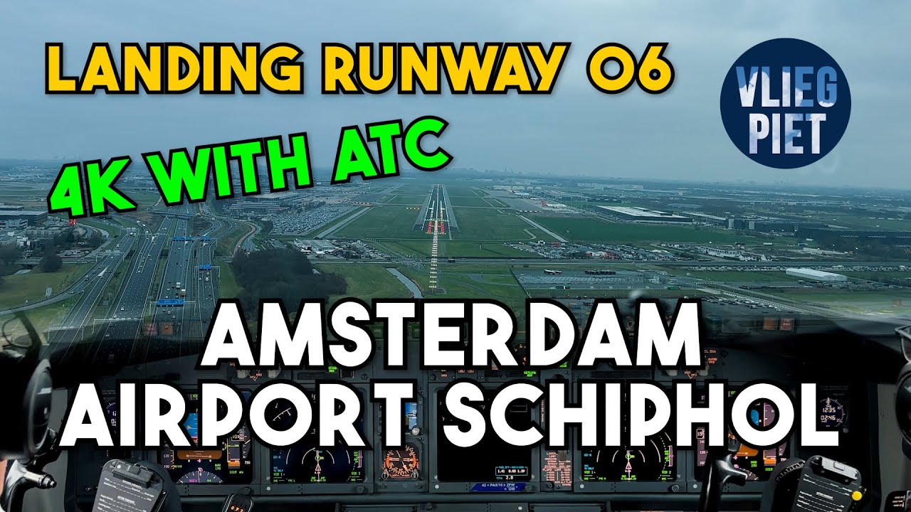 BOEING 737 LANDING | AMSTERDAM SCHIPHOL | KAAGBAAN RWY 06 | BIRDS ON FINAL