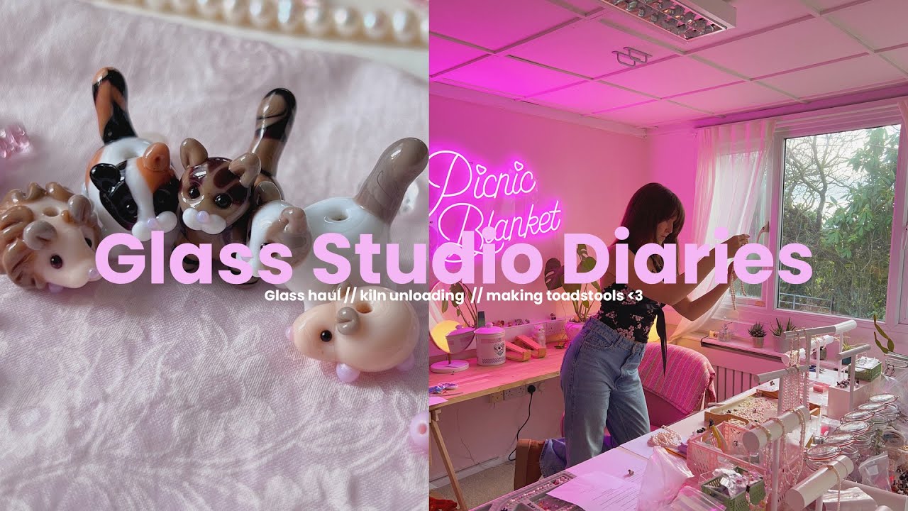 Spend the day with me in the lampwork studio making bunnies!🐰💖✨🌷