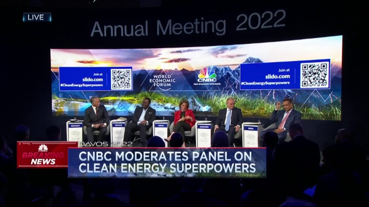 What is the clean energy 'superpower' of the future? Experts at WEF discuss