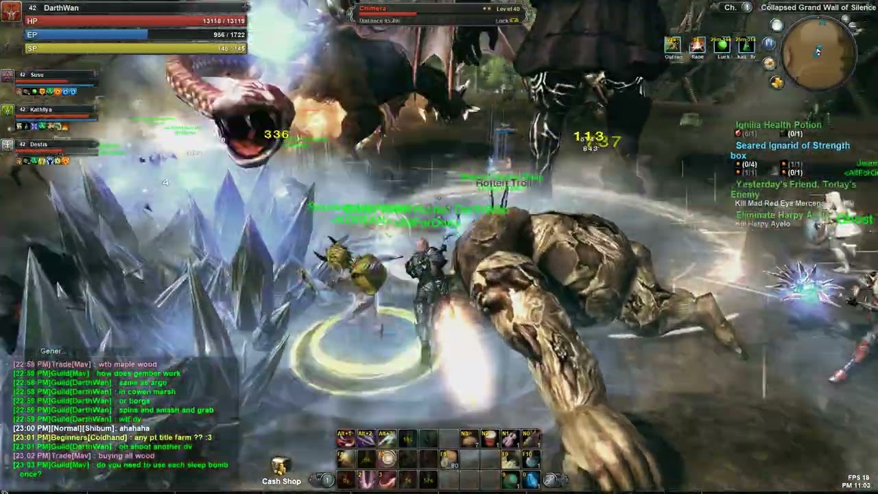 RaiderZ Global: Broken Grand Wall of Silence - Boss Spawns Event