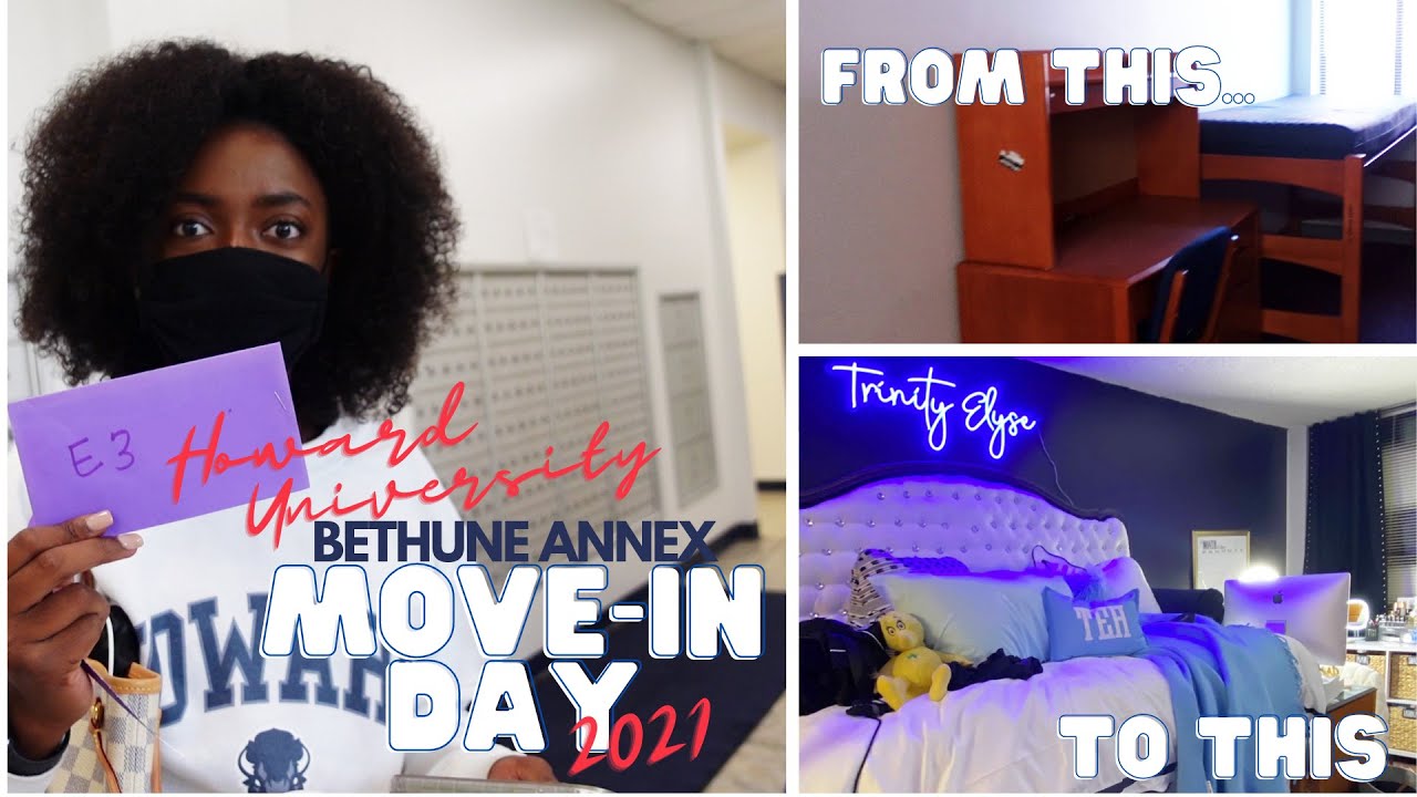 Howard University Dorm Move-in 2021 | VLOG and Mini Tour