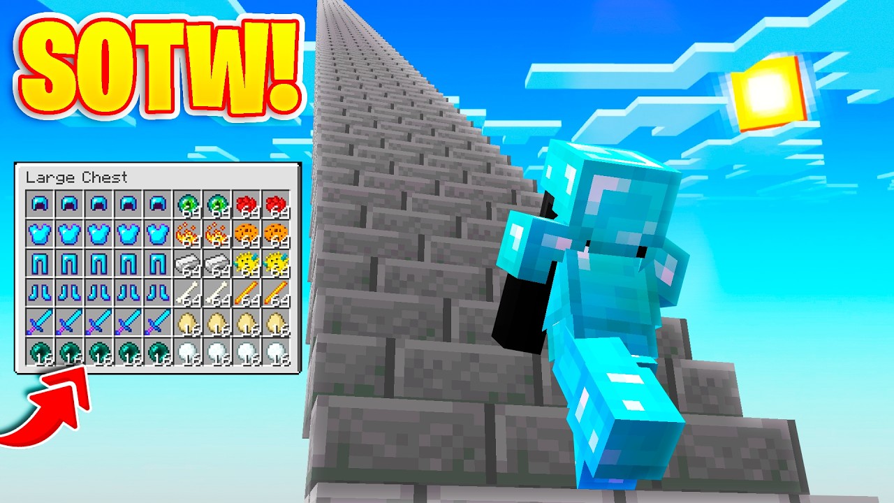 Minecraft HCF SOTW on The LONGEST SKYBRIDGE&hellip;