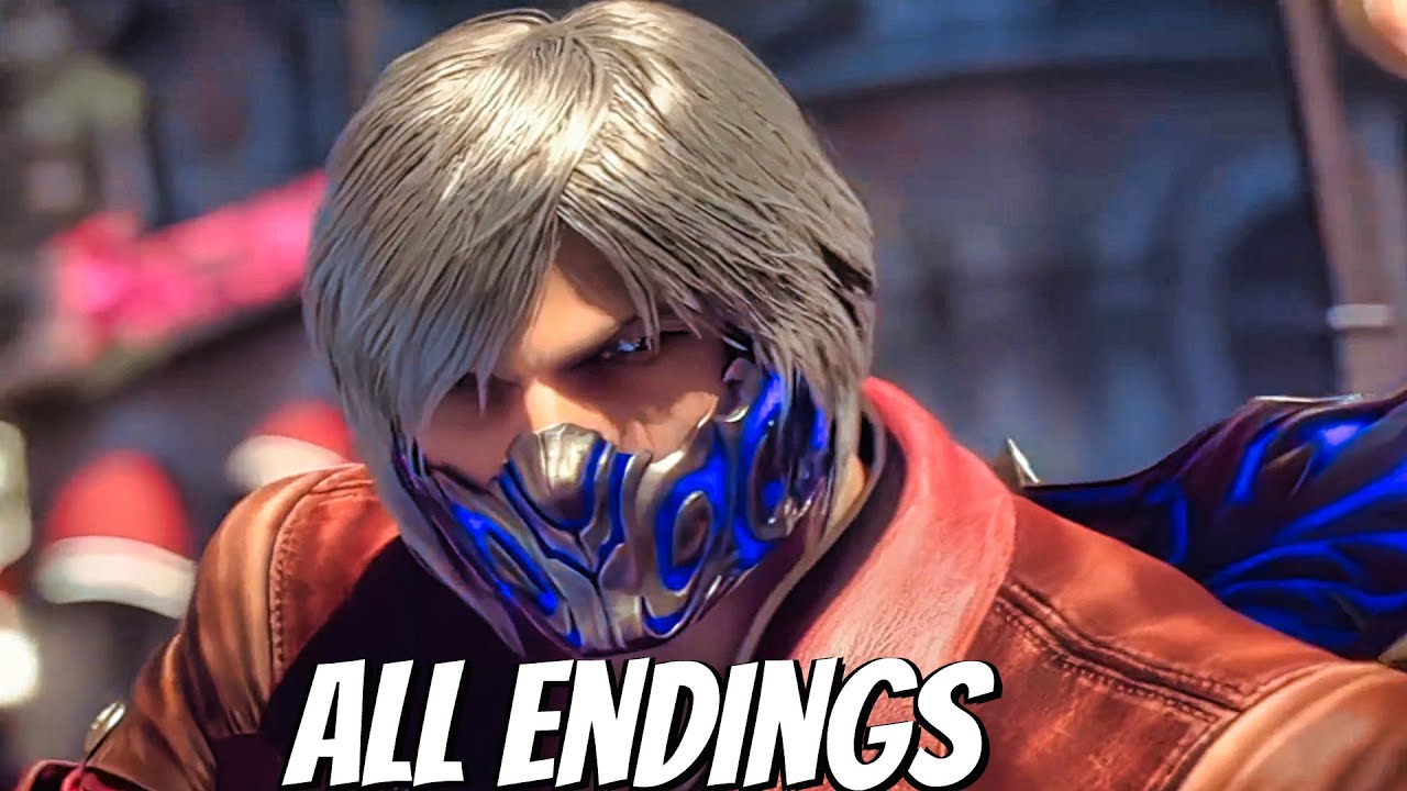 Devil May Cry 4 ALL ENDINGS (All Characters Endings) DMC4 Special Edition PS5 4K ULTRA HD