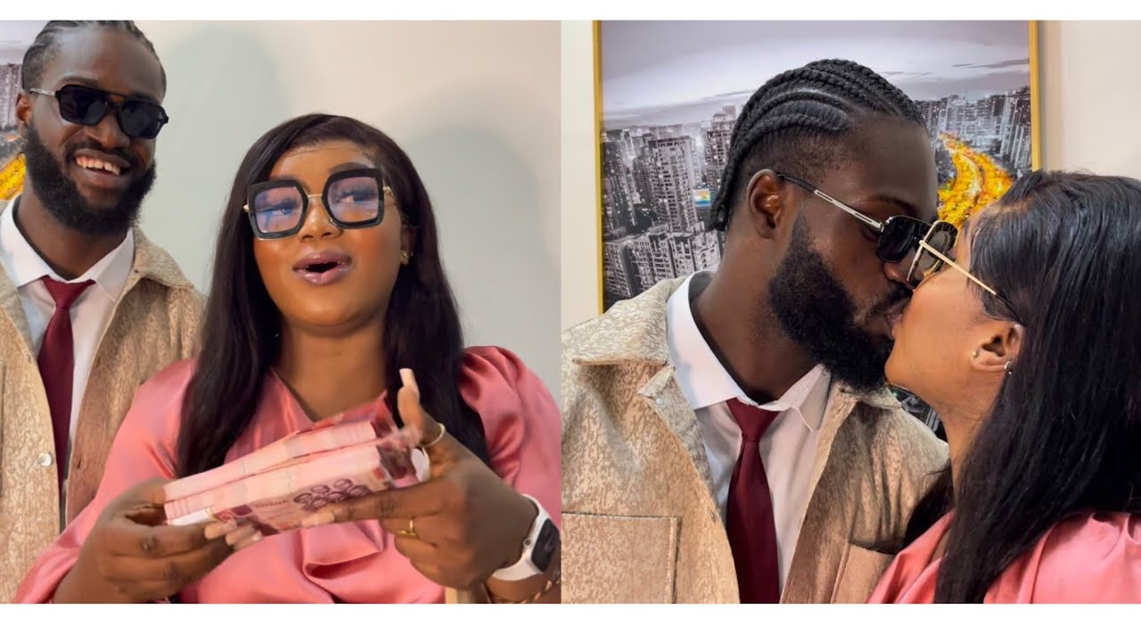Wow 🤩 Bella and Kodak recieve 50,000 cedis cash from fans after emerging 1st runner up for PM Xtra