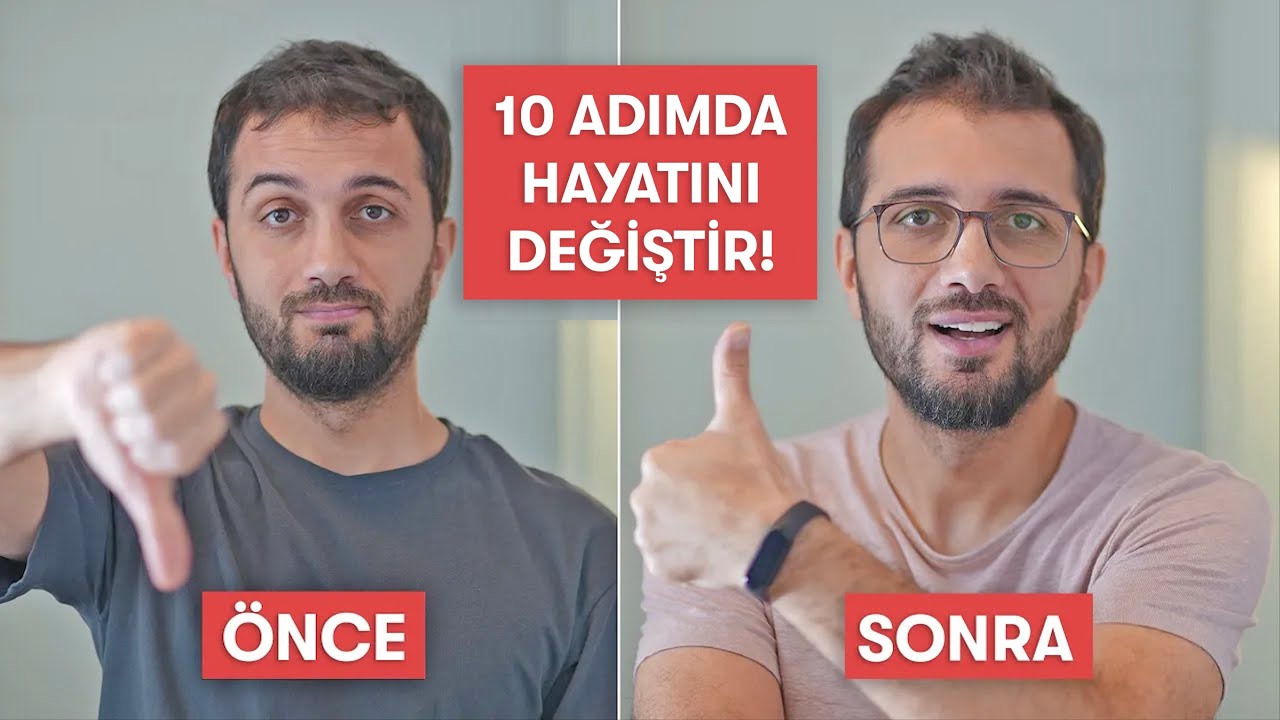 10 ADIMDA HAYATIMI DEĞİŞTİRDİM 🚀 SEN DE YAPABİLİRSİN 🥳