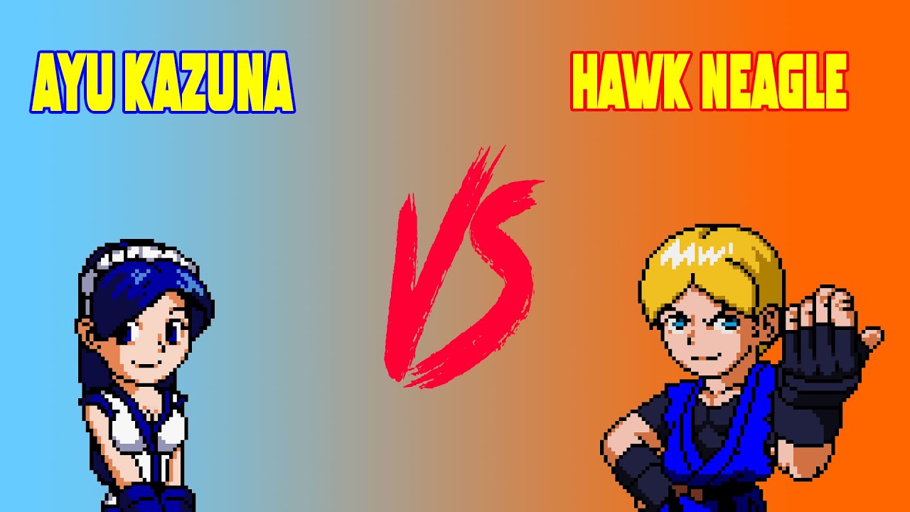 Battle of Strongest: Ayu Kazuna vs. Hawk Neagle - Gameplay