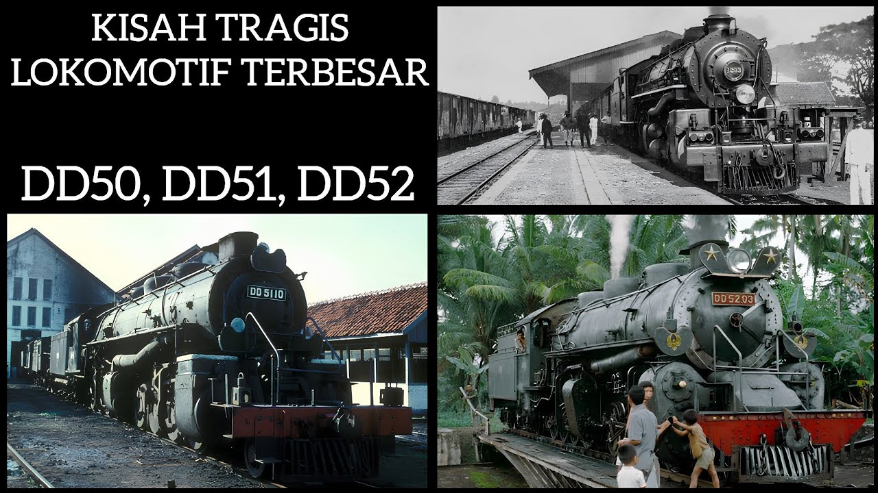 Lokomotif Raksasa Penakluk Pegunungan Priangan DD50 DD51 DD52 | Sejarah Kereta Api