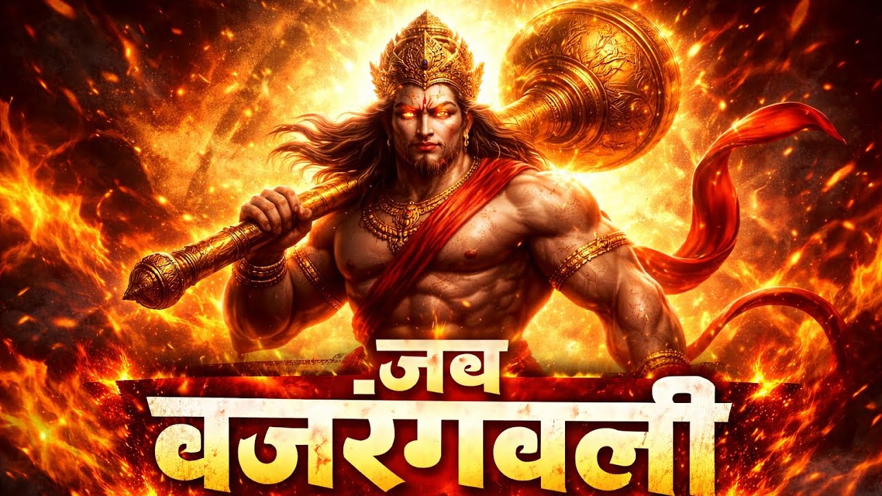 Bajrangbali 🔥 Powerful Hanuman Bhajan | Nonstop Hanuman Song | Sankat Mochan Bhakti Song #video 
