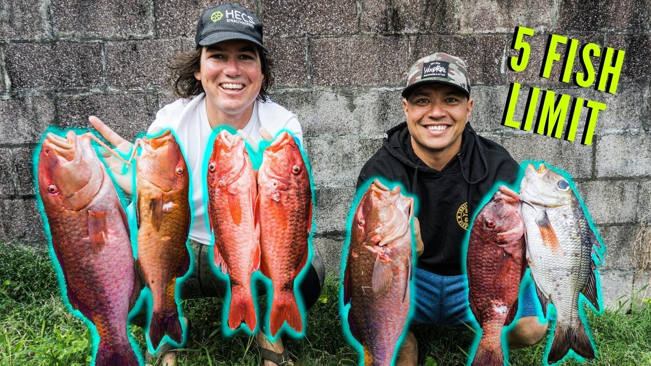 Spearfishing Hawaii Epic Location Only 5 Fish Allowed